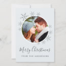 Search for grey snowflakes postcards Blue