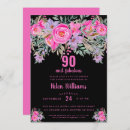 Search for 90 and fabulous invitations Pink