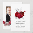 Search for butterfly save the dates Red