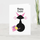 Search for black cat easter cards Kitty