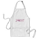 Search for trouble aprons Cartoon
