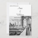 Search for brooklyn wedding invitations Black and white