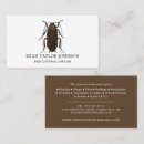 Search for pest control business cards Insects