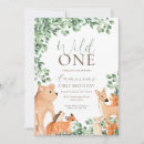 Search for little deer birthday invitations Woodland animals