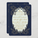 Search for royal scroll invitations Blue