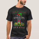 Search for alligator christmas tshirts Ugly