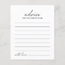 Search for baby shower words of wisdom advice cards Gender neutral