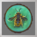 Search for the bee posters Green