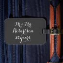 Search for mr and mrs luggage tags Elegant
