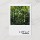Search for birch tree business cards Modern