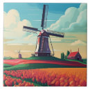 Search for dutch windmill tiles Netherlands