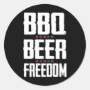 Search for bbq and beer stickers Presidential satire