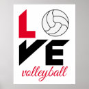 Search for volleyball posters I love volleyball