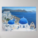 Search for santorini blue posters Oia
