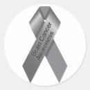 Search for brain cancer awareness stickers Grey