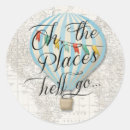 Search for map baby shower stickers Hot air balloon