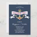 Search for nautical anniversary invitations White