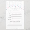 Search for twinkle twinkle shower games Starry