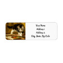 Search for paint brush return address labels Cute