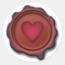 Search for red heart envelope seals Letter