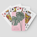 Search for initials playing cards Tropical