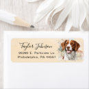Search for brittany return address labels Dog