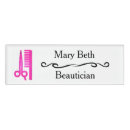 Search for salon name tags Pink