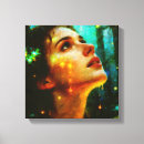 Search for teared canvas prints Woman