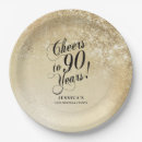 Search for 90th birthday plates Elegant
