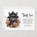 Search for witch thank you cards Black cat
