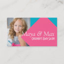 Search for children salon business cards Stylist