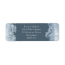 Search for frosted return address labels Blue