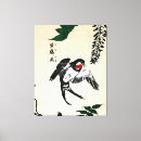 Search for japanese bird canvas prints Flowers