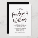 Search for modern black wedding invitations Bold