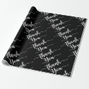 Search for appreciation wrapping paper Black and white