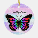 Search for butterflies christmas tree decorations Purple