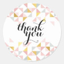 Search for thank you triangle stickers Geometric