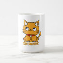 Search for funny cartoon cat mugs Humourous