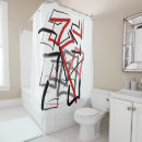 Search for black white striped shower curtains Home