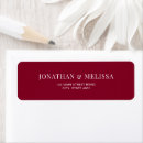 Search for crimson return address labels Modern