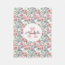 Search for floral roses blankets Monogrammed