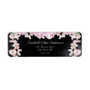Search for dark pink return address labels Watercolor