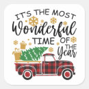 Search for the most wonderful time stickers Christmas tree