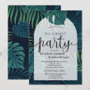 Search for leaves engagement party invitations Tropical