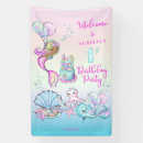 Search for mermaid birthday banners Our little mermaid