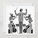 Search for black and white music cards Band