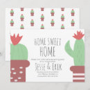 Search for cactus housewarming invitations Succulent