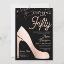Search for rose gold 50th invitations 50 and fabulous