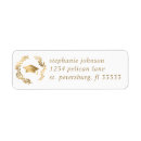 Search for laurel wreath return address labels Elegant
