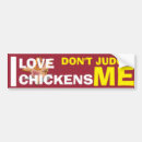 Search for chicken bumper stickers Hens